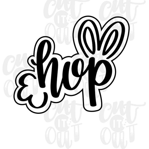 Hop with Bunny Ears & Tail Cookie Cutter