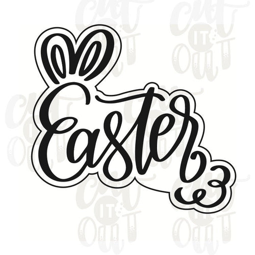 Easter with Bunny Ears & Tail Cookie Cutter