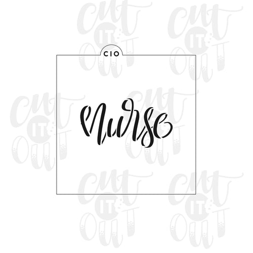 Nurse Cookie Stencil