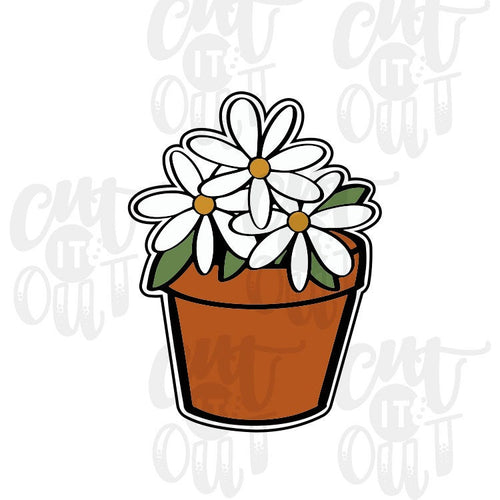 Flowers in a Pot Cookie Cutter