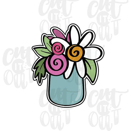 Flowers in a Vase Cookie Cutter
