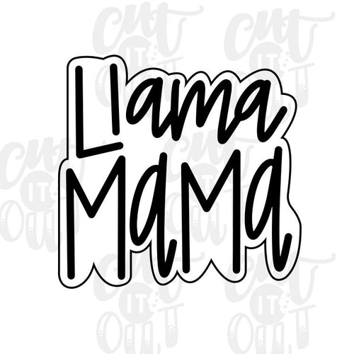 Llama Mama Cookie Cutter