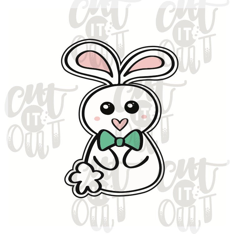 Sitting Baby Bunny Cookie Cutter