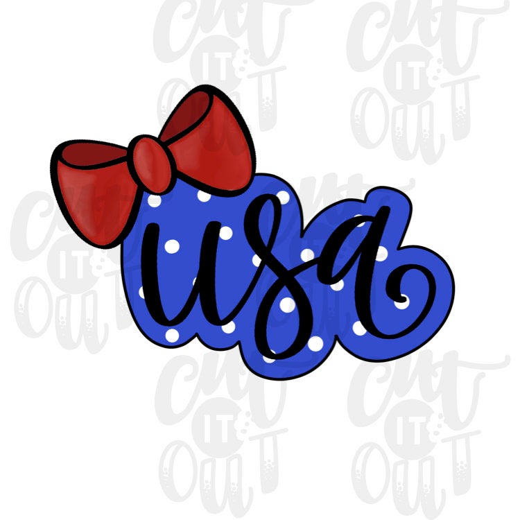 Girly USA Cookie Cutter