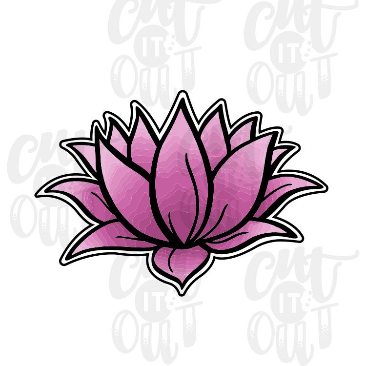 Lotus Flower Cookie Cutter