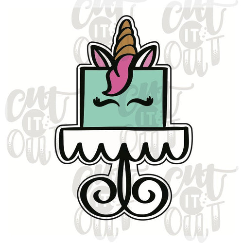 Unicorn Cake Cookie Cutter