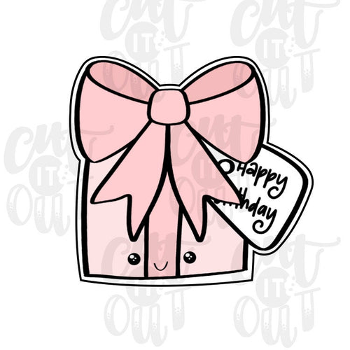 Birthday Present Cookie Cutter