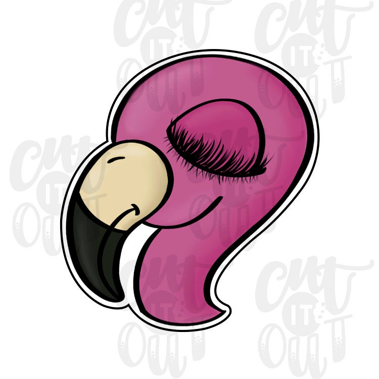 Flamingo Head Cookie Cutter