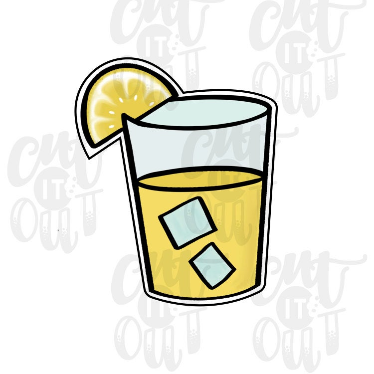 Lemonade Glass Cookie Cutter