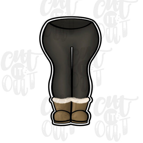 Leggings & Boots Cookie Cutter