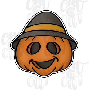 Scarecrow Pumpkin Cookie Cutter