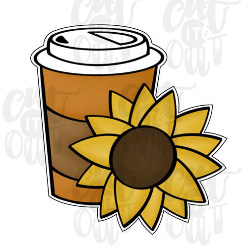 Sunflower & Coffee Cookie Cutter