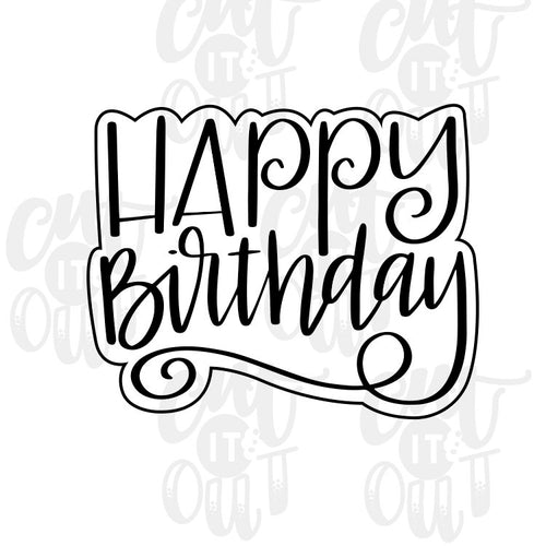 Happy Birthday 2 Cookie Cutter