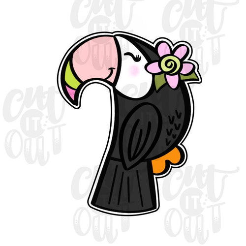 Lady Tropical Toucan Cookie Cutter