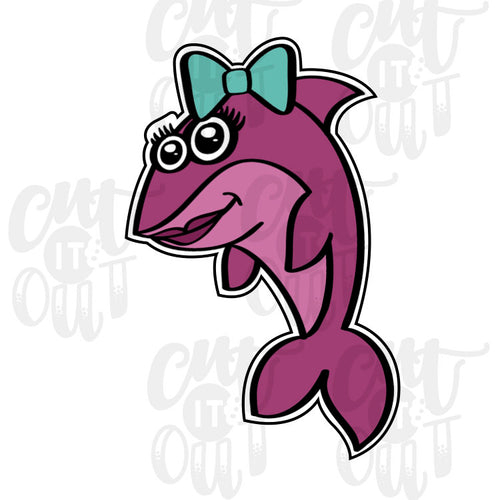 Lady Shark Cookie Cutter