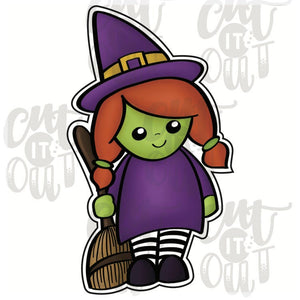 Kid Witch Costume Cookie Cutter