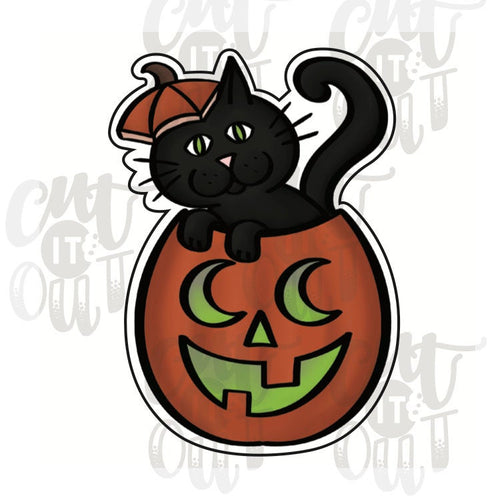 Cat & Pumpkin Cookie Cutter