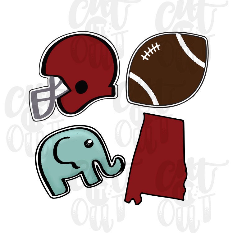 AL Football Cookie Cutter Set – Cut It Out Cutters