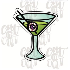 Witchy Martini Cookie Cutter