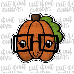 Nerdy Pumpkin Cookie Cutter