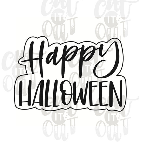 Happy Halloween Cookie Cutter