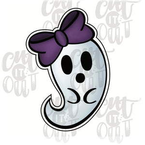 Girly Cutie Ghost Cookie Cutter