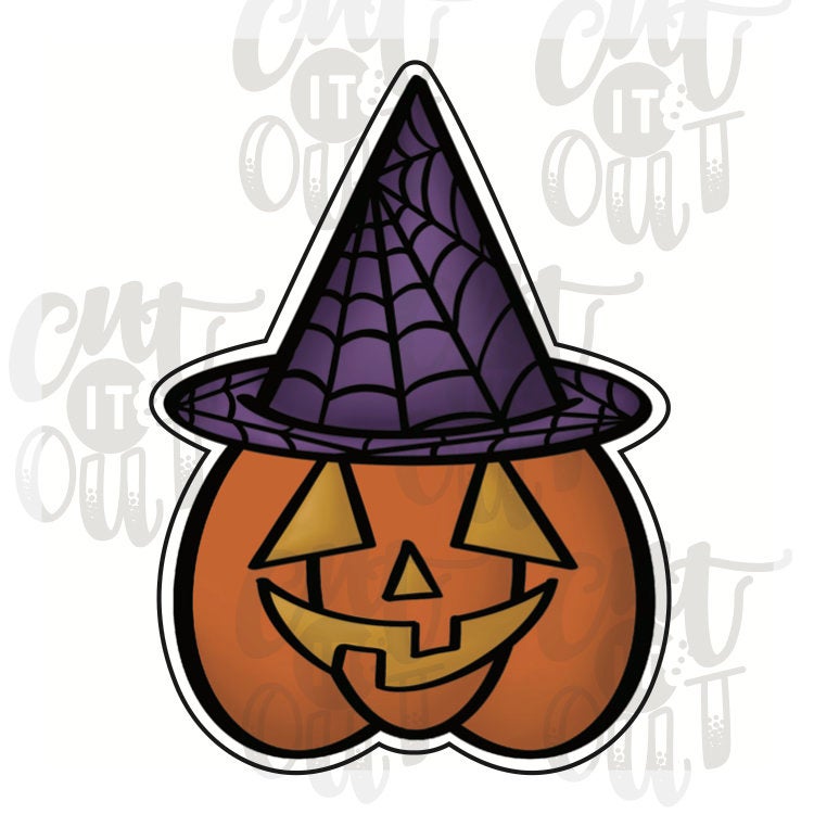 Witchy Pumpkin Cookie Cutter