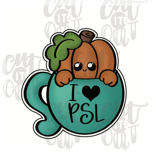 PSL Pumpkin Mug Cookie Cutter