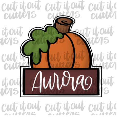 Fall Pumpkin Plaque