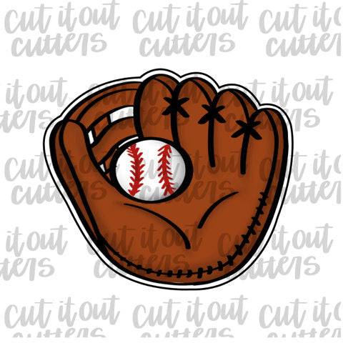 Baseball Glove Cookie Cutter