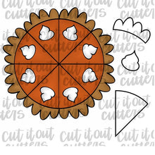 Load image into Gallery viewer, Pumpkin Pie Platter Cookie Cutter. Please Read Description For Different Versions!