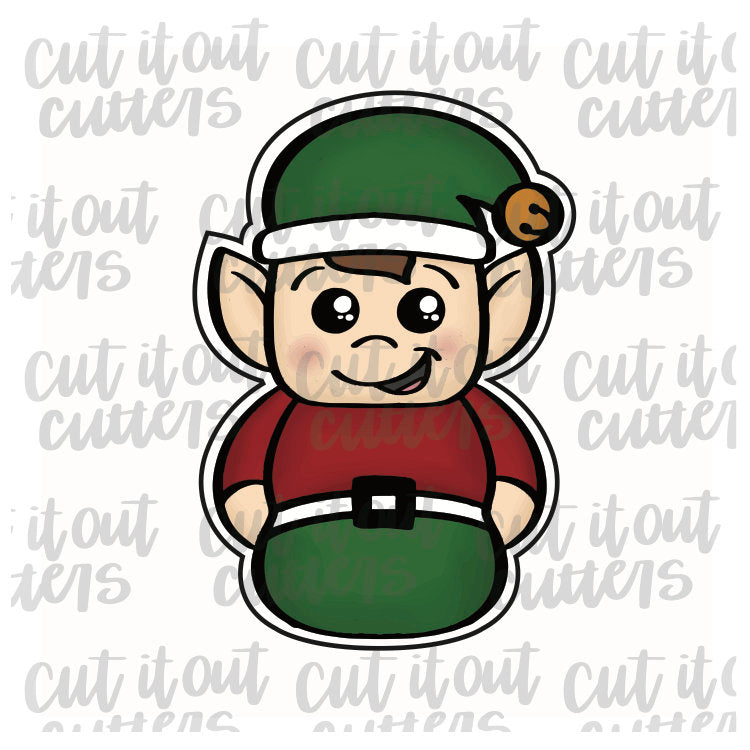 Chubby Elf Cookie Cutter