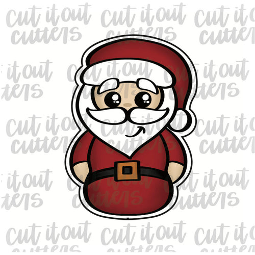 Chubby Santa Cookie Cutter