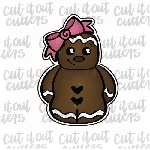 Gingy-Snow Girl Cookie Cutter