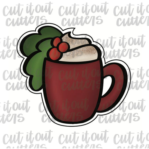 Holly Mug Cookie Cutter