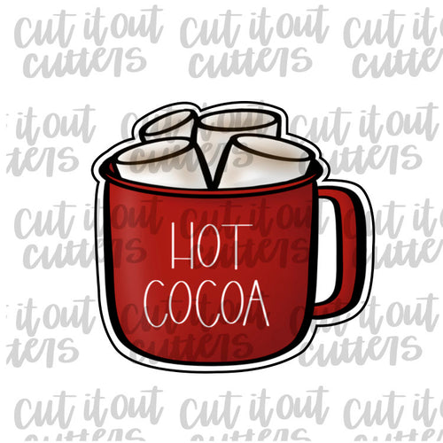 Hot Cocoa Cookie Cutter