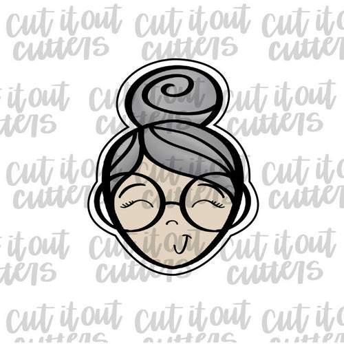 Mrs Clause Head Cookie Cutter