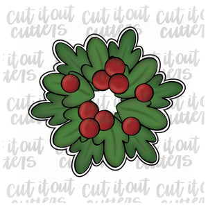Wreath-Snowflake Cookie Cutter