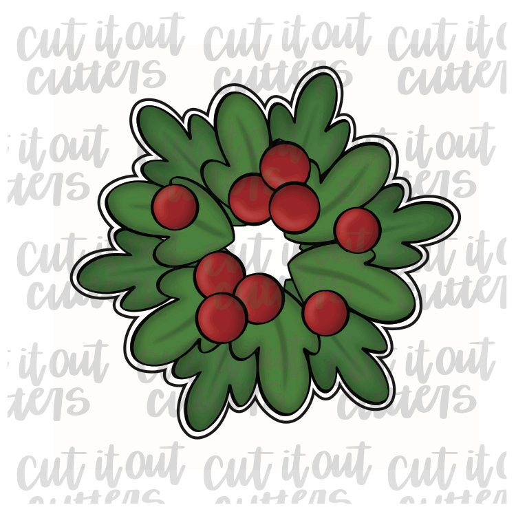 Wreath-Snowflake Cookie Cutter