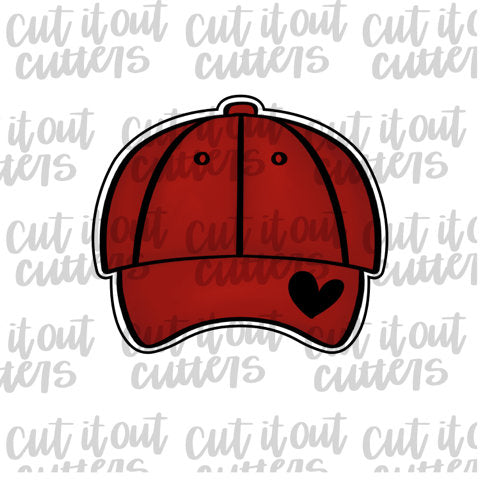 Baseball Cap 2 Cookie Cutter