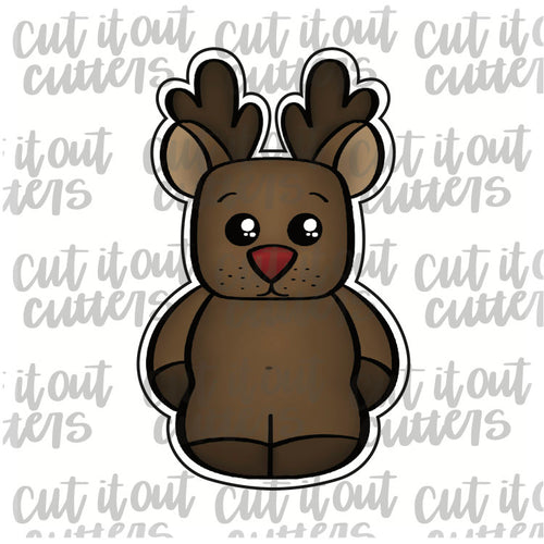 Chubby Reindeer Cookie Cutter