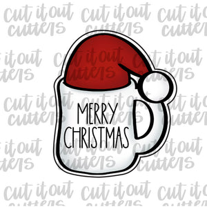 Santa Chubby Mug Cookie Cutter