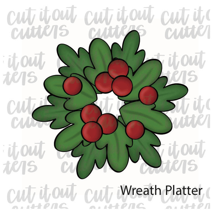 Wreath Platter Cookie Cutter
