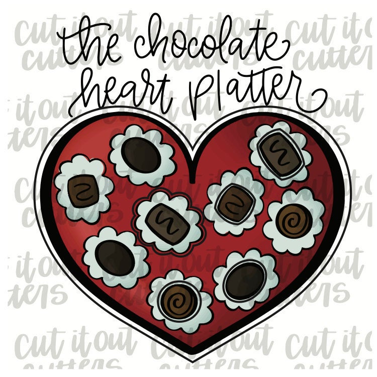 Chocolate Heart Platter & Valentines Tic Tac Toe