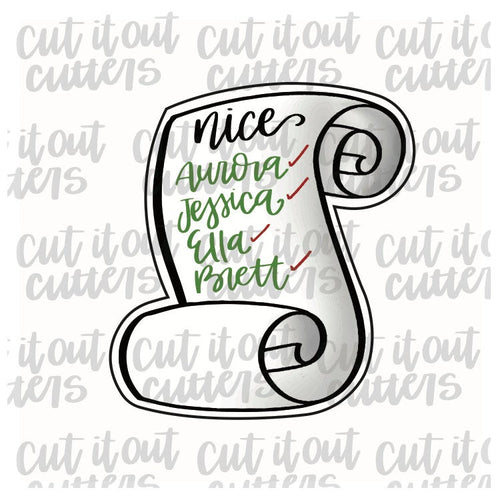 Nice List Cookie Cutter