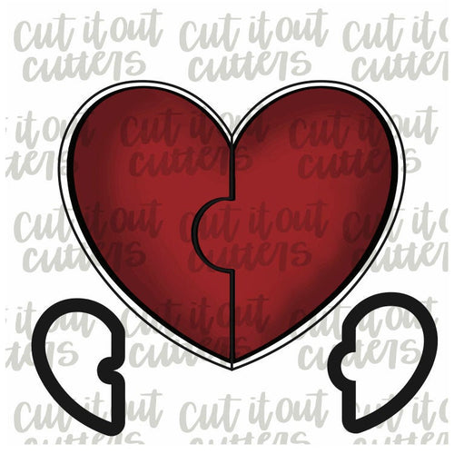 Best Friend Heart Cookie Cutter