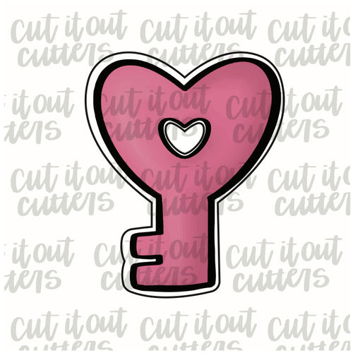 Love Key Cookie Cutter