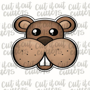 Chubby Cheek Squirrel Cookie Cutter