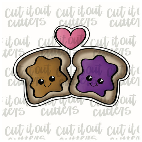 Love Toast Cookie Cutter