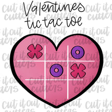 Load image into Gallery viewer, Chocolate Heart Platter &amp; Valentines Tic Tac Toe
